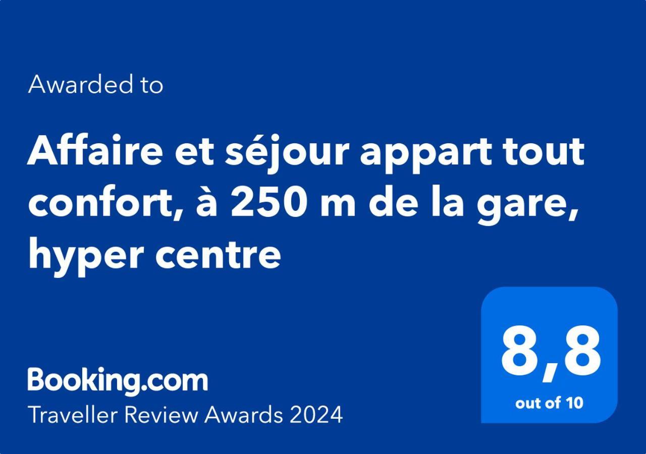 Appartement Avec Balcon A 250 M De La Gare, Hyper Centre Tours Kültér fotó