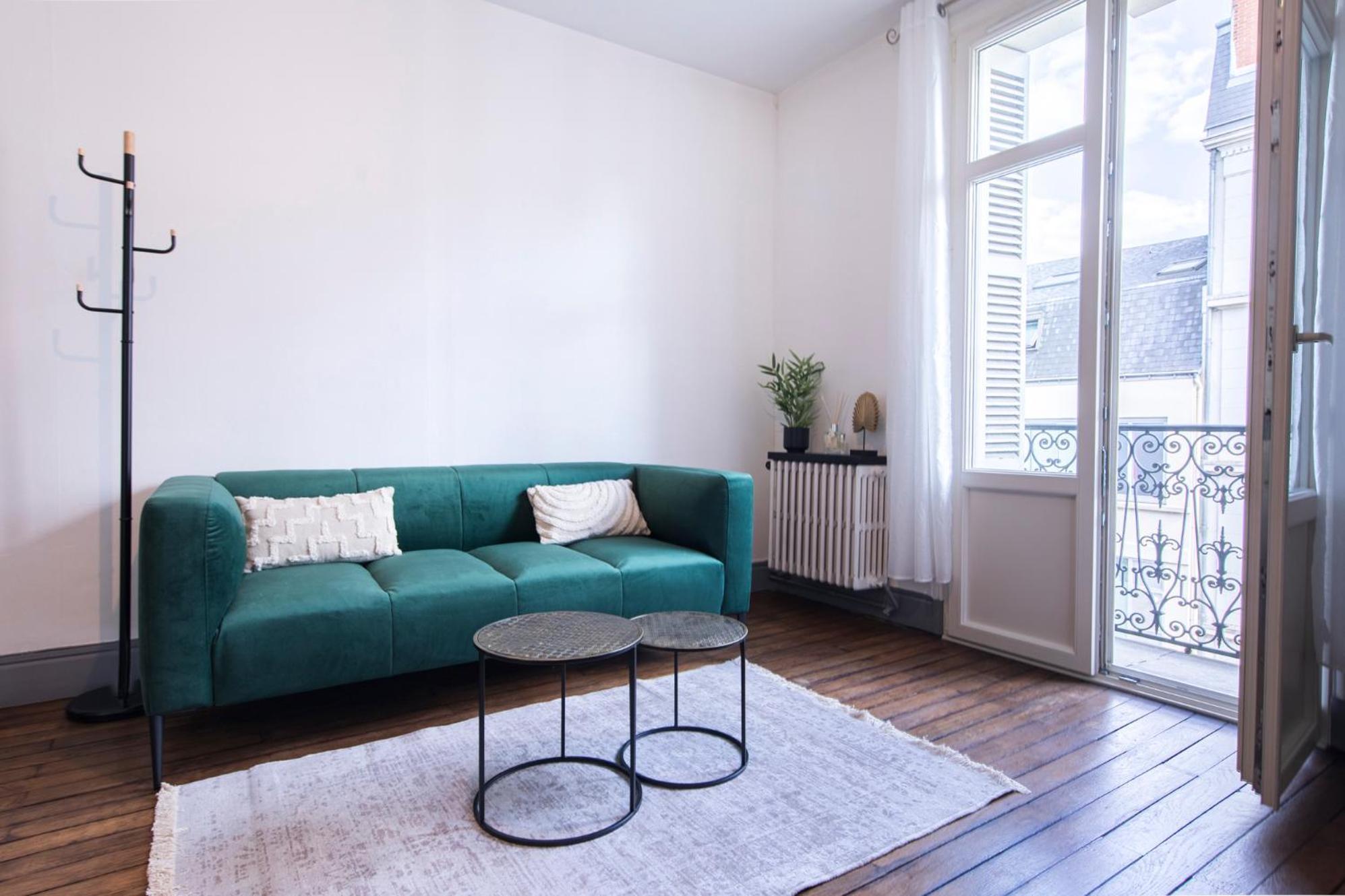 Appartement Avec Balcon A 250 M De La Gare, Hyper Centre Tours Kültér fotó